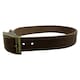 image 2 of HugglePets Legacy Leather Dog Collar - Chocolate Brown | M