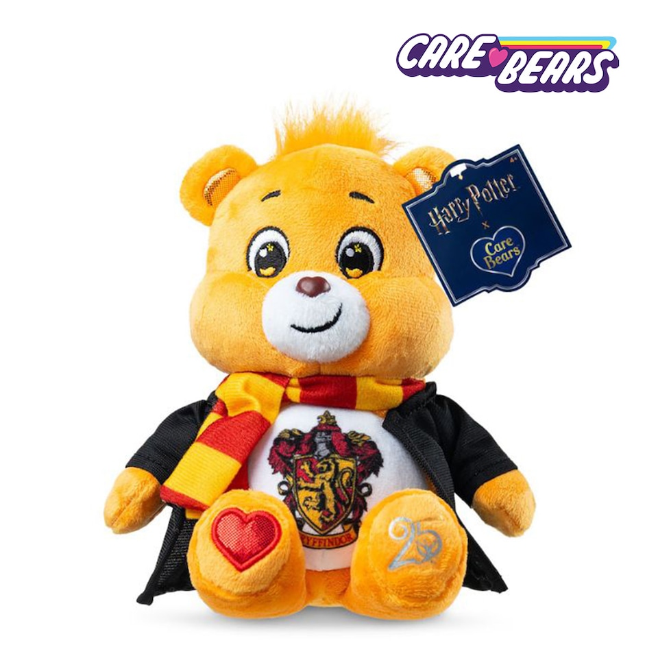 image 1 of Care Bears x Harry Potter 22cm Tenderheart as Gryffindor Plush Toy Collector Gift