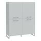 image 1 of Sali 4 Door Highboard in Light Grey