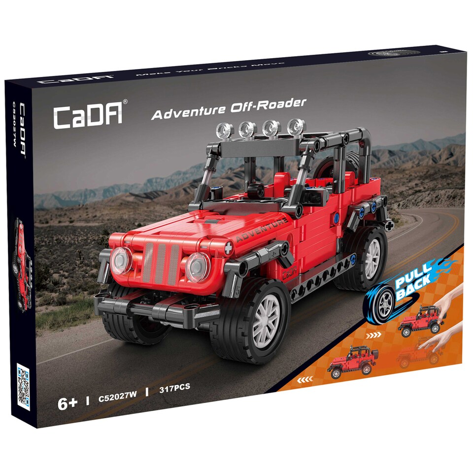 image 1 of Cada Adventure Off-Roader Construction Toy Pull Back Scale 1:18
