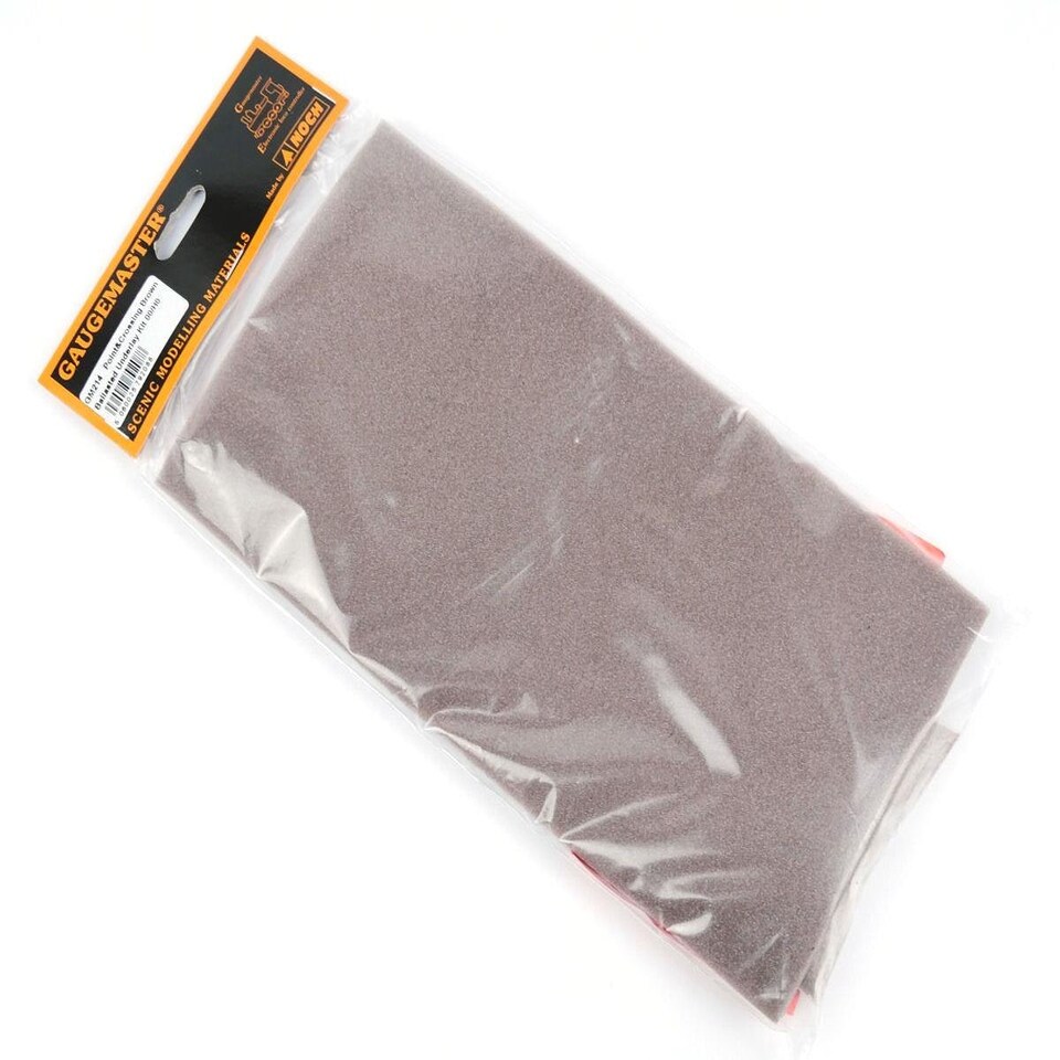 image 1 of Gaugemaster Track Brown Ballasted Underlay OO Brown Point/Crossing Kit