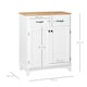 image 7 of HOMCOM Simple Kitchen Cupboard Storage Cabinet w/ Drawer Living & Dining Room