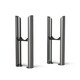 image 1 of Alpha - Column Radiator Feet - 2 Column Raw Metal