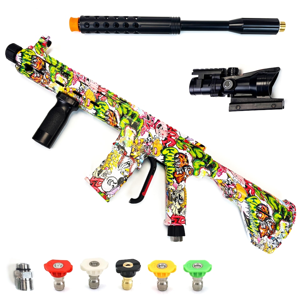 image 1 of Autojack High Power 5000 PSI Pressure Washer Lance with Extension Wand, Replica Inspired Design Includes Telescopic Sight