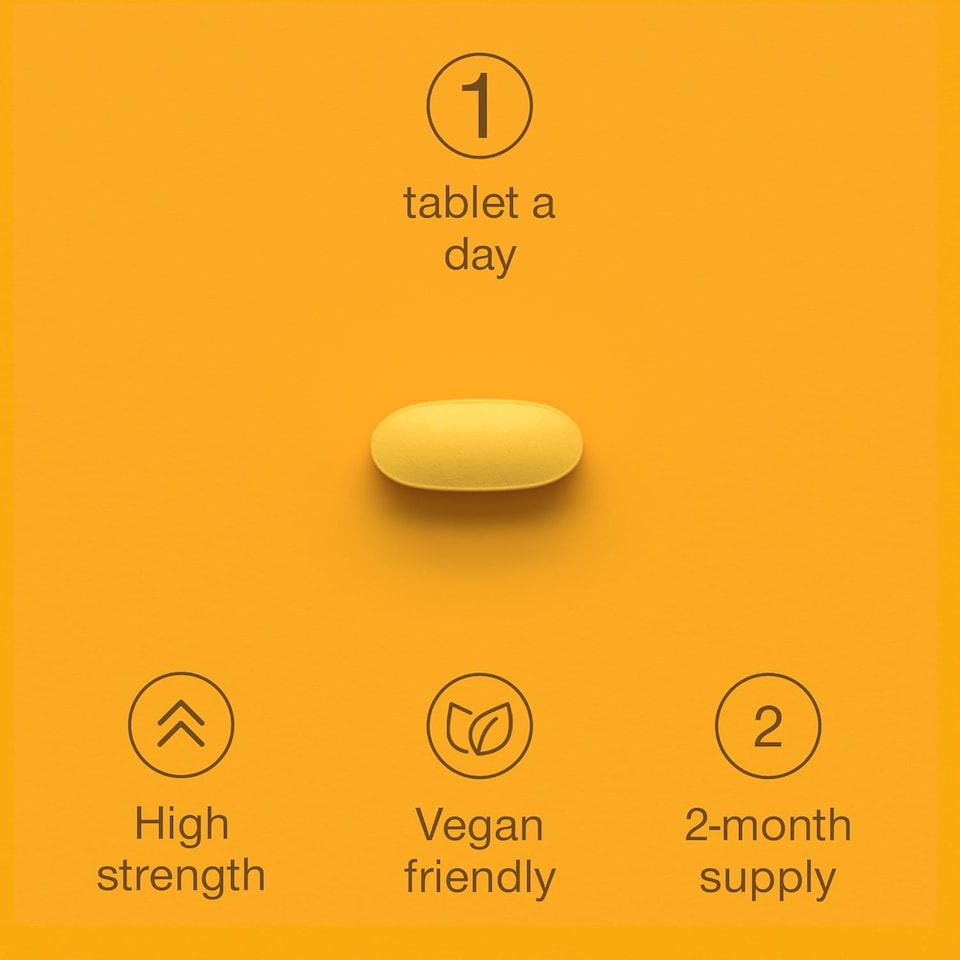 image 1 of SuperSelf Vitamin C 1000mg with Elderberry & Turmeric 60 Tablets