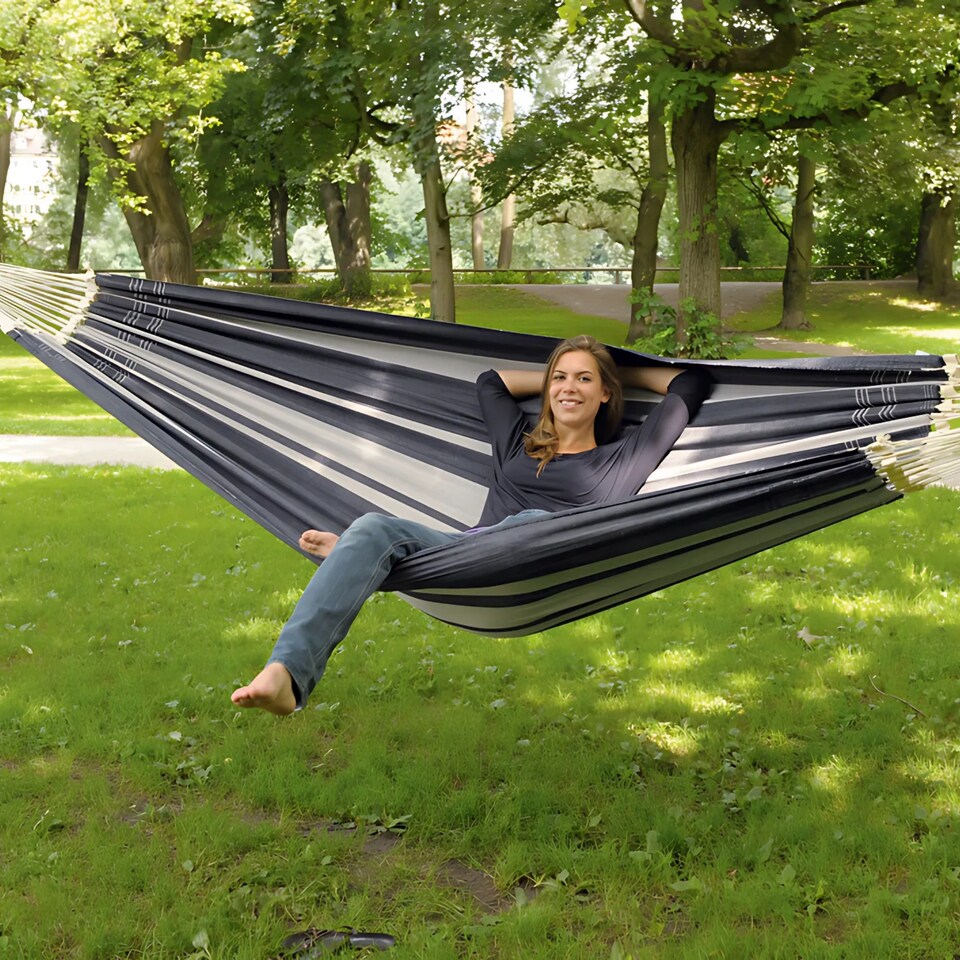 image 1 of Amazonas XXL Family Garden Hammock – Paradiso Silver