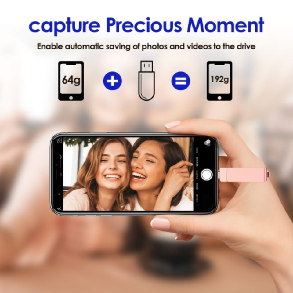 image 1 of 128GB Photo Stick USB 3.0 Flash Drive for iPhone