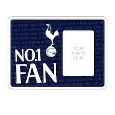 Tottenham Hotspur FC No 1 Metal Framed Plaque - Navy Blue/White - One Size