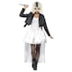 image 1 of Bride of Chucky Womens/Ladies Tiffany Lace Costume Set - White/Black - L L
