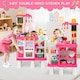 image 8 of Large Kitchen Playset for Kids (Pink) - Pretend Cooking Toy Gift for Boys & Girls