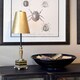 image 2 of Nettle Luxe 2 Light Floor Lamp Gold, Taupe, E27