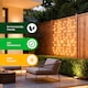 image 6 of Gardenwize 192 LED Solar Curtain Fence Lights Warm White Outdoor
