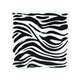 image 1 of Zebra Stripes Print Splash Back | White