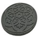 image 4 of Eco-Friendly Garden Stepping Stones - Scroll - Grey (Pack of 4)