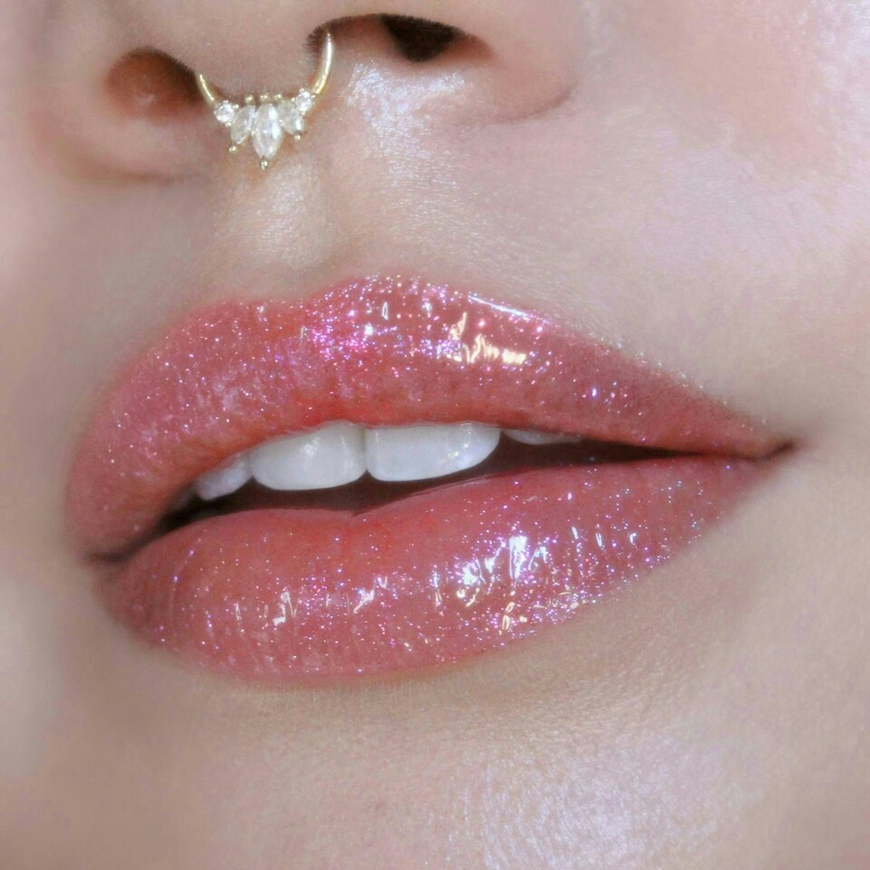 image 1 of Blood Orange (Duochrome) Glis Gloss - Lip Gloss - Glisten Cosmetics Multi
