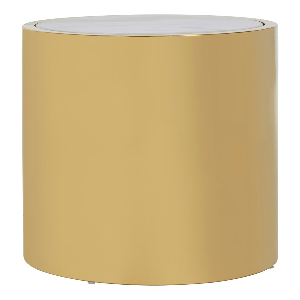 image 1 of ontemporary Design Round Side Table, Stylish Side Table, Boutique Inspired Versatile Modern Side Table Gold