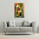 image 2 of frowning man closeup (Canvas Print) 61 x 91 x 4cm