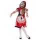 image 1 of Zombie Miss Hood Girls Fancy Dress Costume Kids Small - Age 4-6