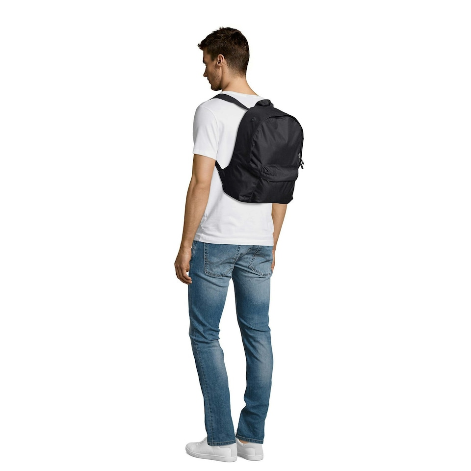 image 1 of SOLS Rider Backpack / Rucksack Bag - Black - ONE