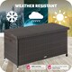 image 7 of Storage Box Kiruna - rattan garden furniture cushion storage 120 x 55 x 61.5 cm Brown