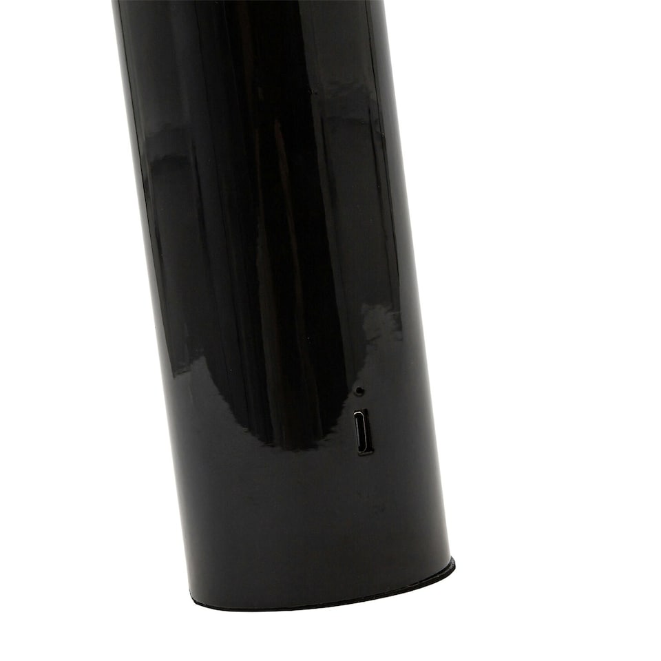 image 1 of Gloss Black Modern Mushroom Style Rechargeable LED Touch Dimmable Table Lamp