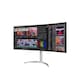image 2 of LG 49WQ95C-W computer monitor 124.5 cm (49") 5120 x 1440 pixels UltraWide Dual Quad HD Silver