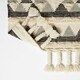 image 5 of Homescapes Kota Black and Grey Kilim Runner Wool Rug - 66 x 200 cm | Grey | 66 x 200 cm