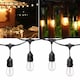 image 4 of ENER J LED Festoon String Lights 30m Outdoor Garden 30 Bulbs IP65 Waterproof Warm White