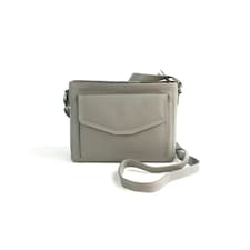 Eastern Counties Leather Autumn Leather Handbag - Light Grey - One Size | Grey
