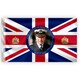 image 1 of King Charles Image 5ft x 3ft Flag - With Eyelets Multi