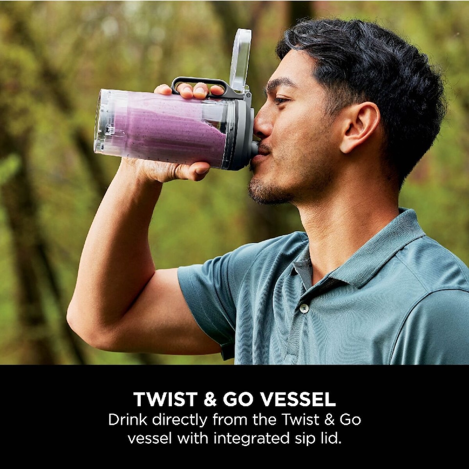 image 1 of Ninja Blast Max Portable Blender in Grey BC251UKGY | Grey | Grey | 1