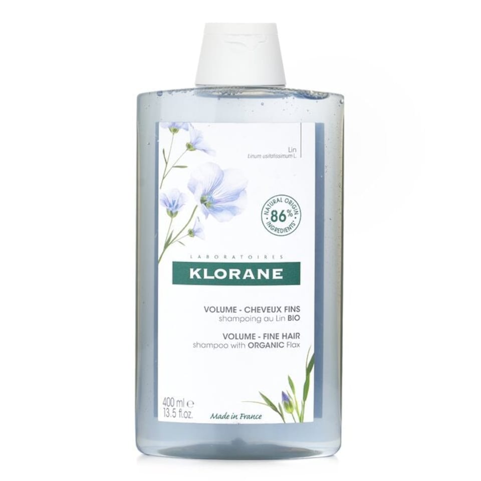 image 1 of Shampoo With Organic Flax (Volume Fine Hair) - 400 ml/13.5Oz