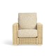 image 4 of Desser Burford Natural Wash 3 Seater Rattan Sofa Set in Farrow - Conservatory Sofa Suite