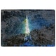 image 1 of Eiffel tower and bark (Rug) Blue | Large: 140x200cm