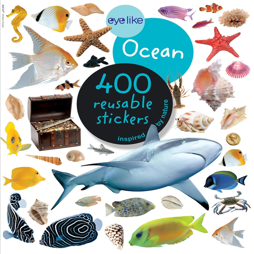 image 1 of Eyelike Stickers Ocean New - 18D Kids Activity & Sticker - PAPERBACK - 9780761169376