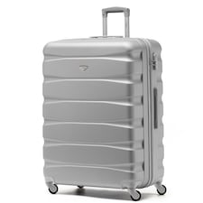 Flight Knight 29" Extra Large Suitcase – 20kg Capacity Hard Shell Check-In Luggage with 4 Wheels  100+ Airlines Approved: Ryanair, EasyJet, Jet2, Wizz Air, BA Silver | Silver | Large