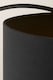 image 5 of ValueLights Black Floor Lamp Drum Black Shade & Bulb | Black