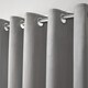 image 2 of Laurence Llewelyn-Bowen Montrose Eyelet Curtains Silver