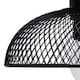 image 2 of Cassidy - Small Black Mesh Ceiling Flush Light | Black | 1