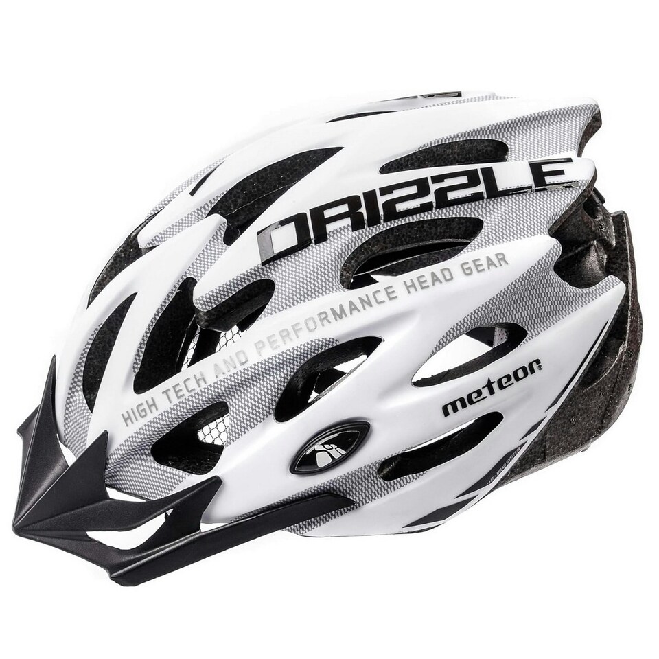 image 1 of Cycle Helmet MTB Bike Bicycle Skateboard Scooter Hoverboard Safety Helmet - Drizzle White | White | L