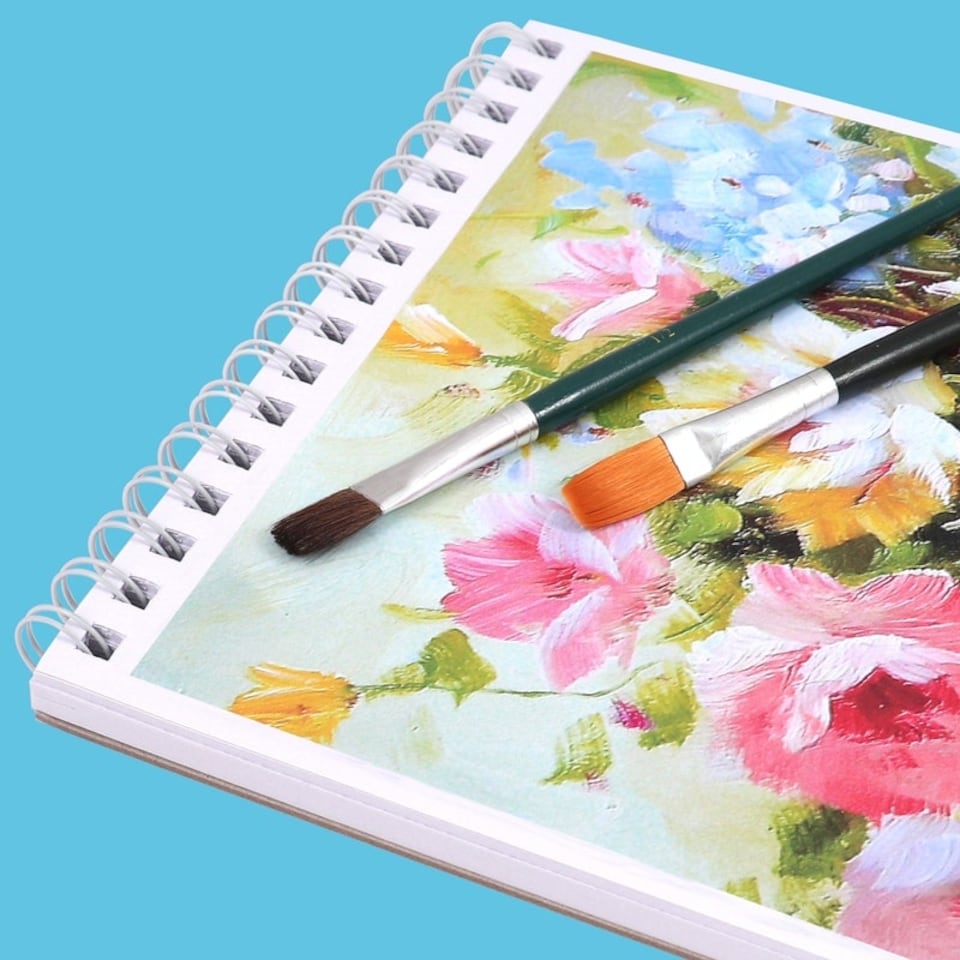 image 1 of A3 32 Sheets Side Spiral Open Gouache Pad