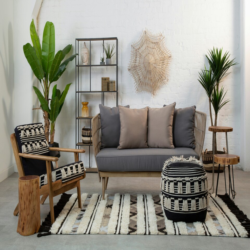 image 1 of Interiors by Premier Cefena Textured Lounge Chair Brown