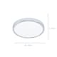 image 3 of EGLO Fueva 6 Chrome LED Ceiling Light, 27cm | Black