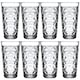 image 1 of Tall Drink Highball Glasses Long Cocktail Water Juice Tumblers Set 290ml | Clear | Clear | 8 Glasses