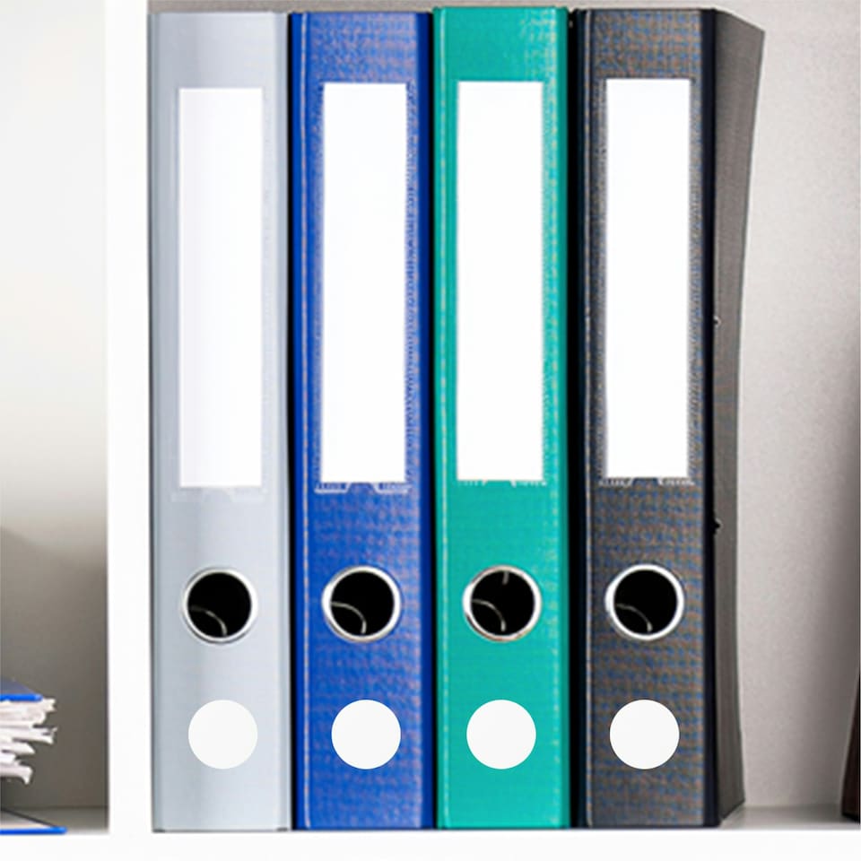 image 1 of Pack of 140 White 19mm Round Labels - Stickers