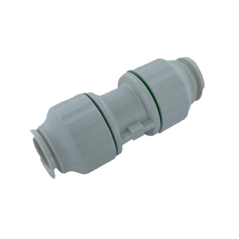 Securplumb Straight Connector White White 1