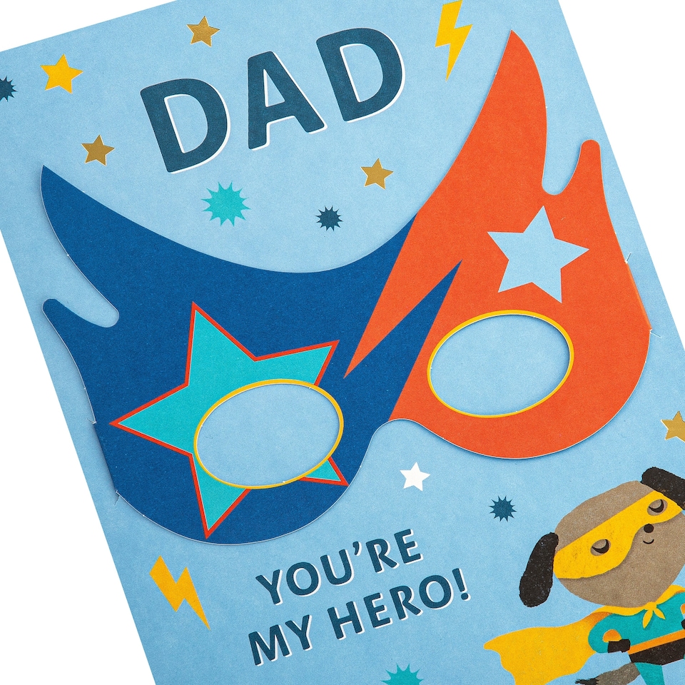 image 1 of Hallmark Father's Day Card For Dad - With Fun Paper Glasses