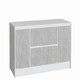 image 1 of Furneo Kitchen Island 06 Grey Stone & White Marble effect N/A