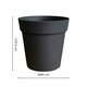 image 9 of Cleo Planter With Wheels Orange