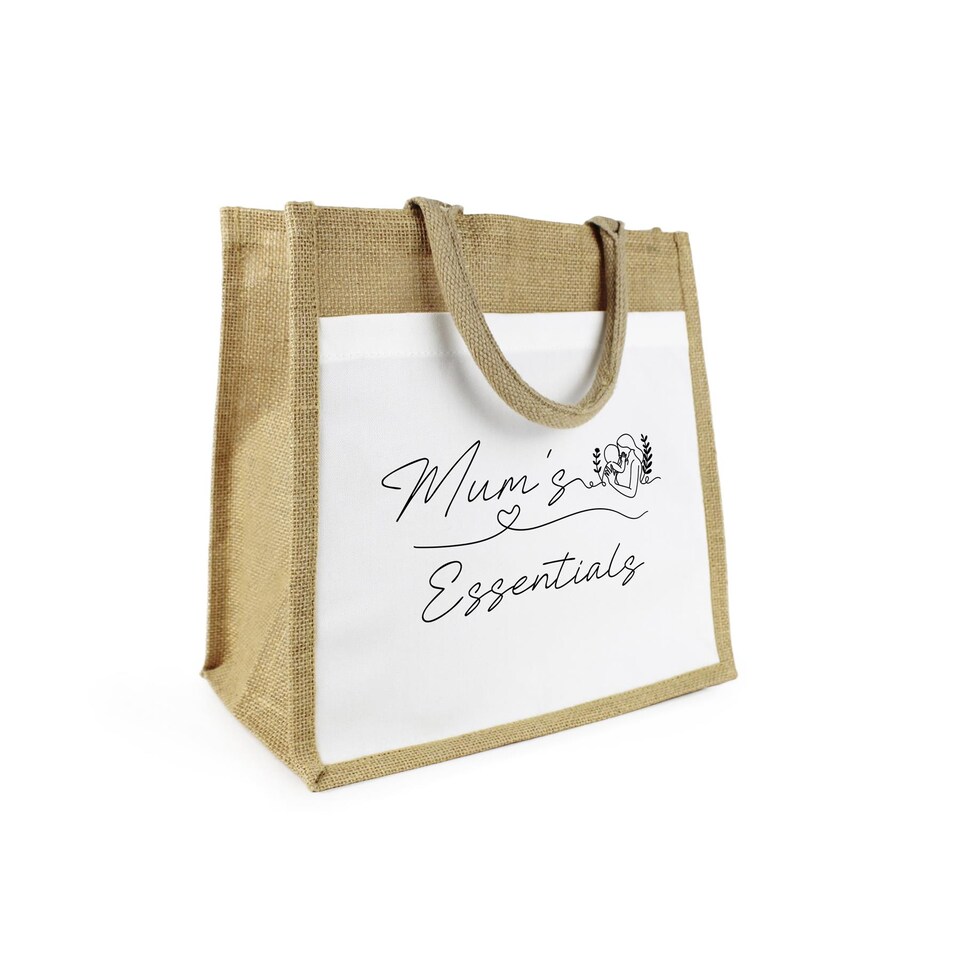 Mum's Essentials Reusable Jute Shopping Bag